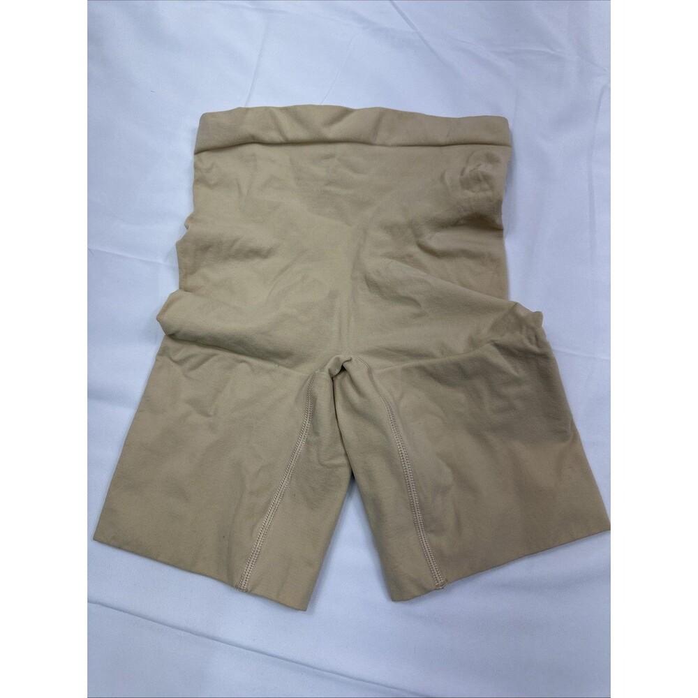 SPANX Waisted Mid Thigh Short Beige Size M